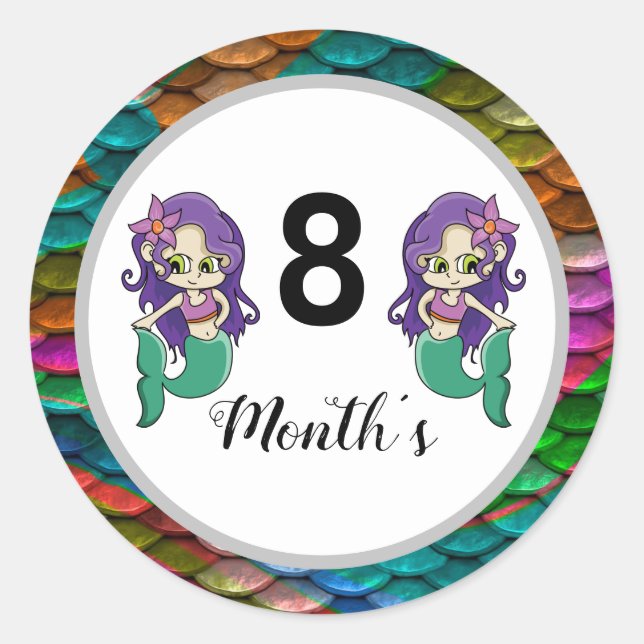 Baby Month Stickers (Vorderseite)