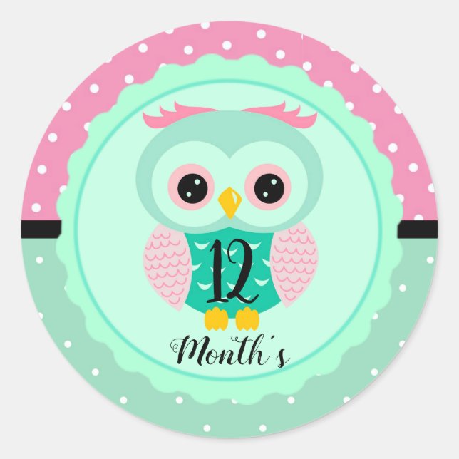 Baby Month Stickers (Vorderseite)