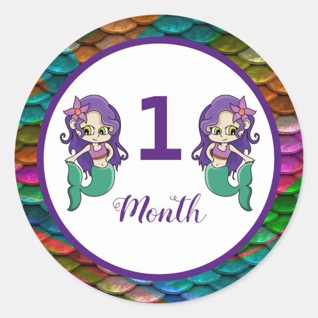 Baby Month Stickers (Vorderseite)