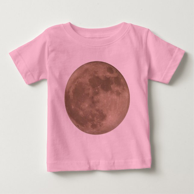 Baby Moon Shirt Full Moon Bio Baby Strampler (Vorderseite)