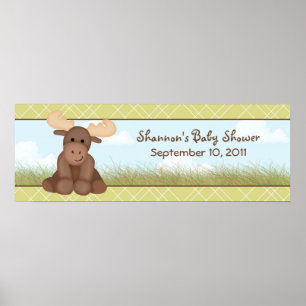Baby Moose Baby Showbanner Poster