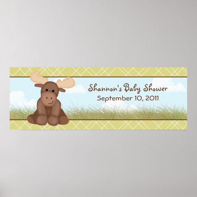 Baby Moose Baby Showbanner Poster (Vorne)