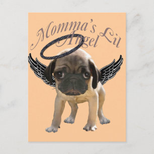 Baby Mops Angel Postkarte