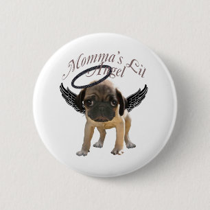 Baby-Mops-Engel Button