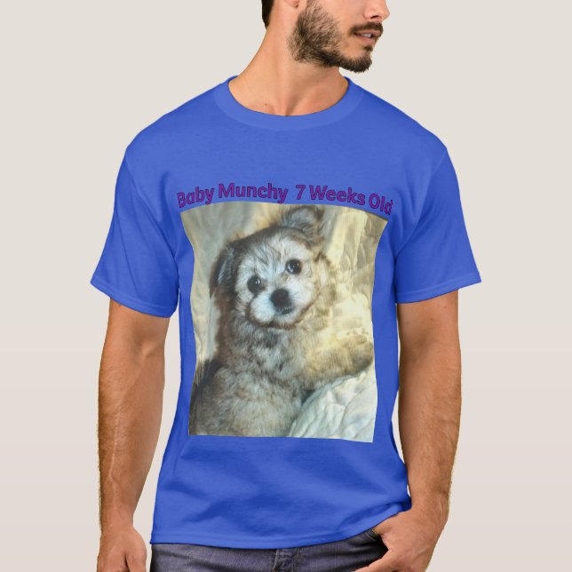 Baby Munchy 7 Wochen alt T-Shirt (Vorderseite)