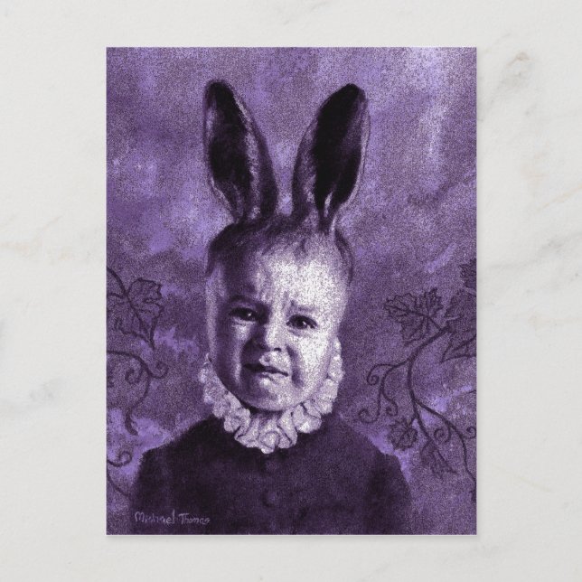Baby Mutant Bunny Postcard Postkarte (Vorderseite)