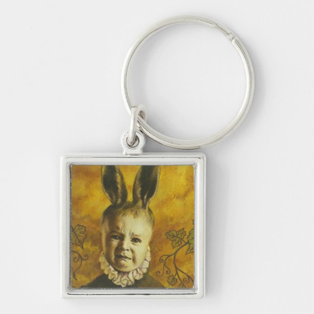 Baby-Mutant-Häschen-Premier Keychain Schlüsselanhänger (Vorne)