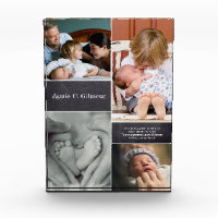 Baby Name Foto Collage Geburtserklärung