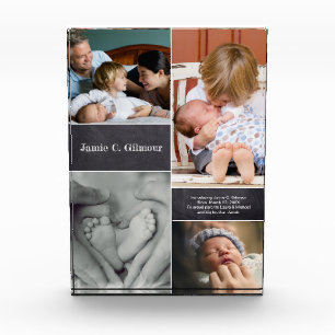 Baby Name Foto Collage Geburtserklärung