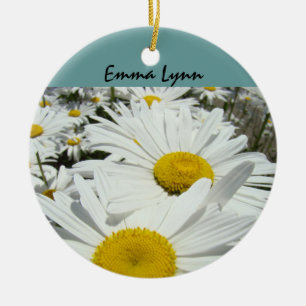 Baby Name oranment Daisy We Love You Mom Dad Keramikornament