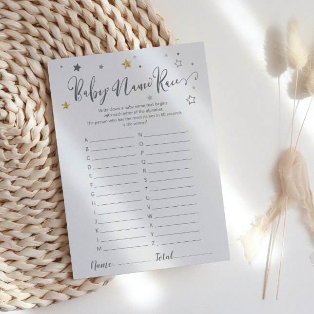 "Baby Name Race" Stars Gender Neutral Shower Game (Von Creator hochgeladen)