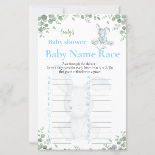 Baby-Namen-Rennen Kleiner Hase Junge Baby-Party-Sp