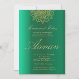 Baby Naming Namkaran Foto Zeremonie Einladung