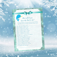 Baby Narwhal, der Vater Best Baby Shower Game kenn