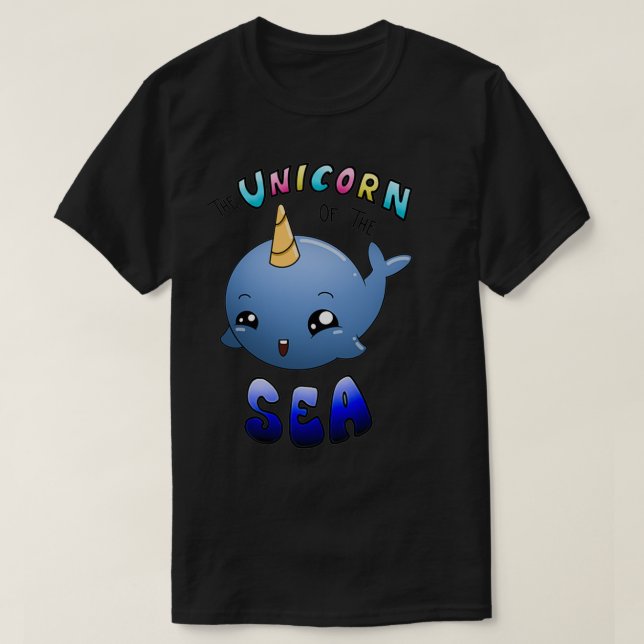 Baby Narwhal The Unicorn Of The Sea T-Shirt (Design vorne)