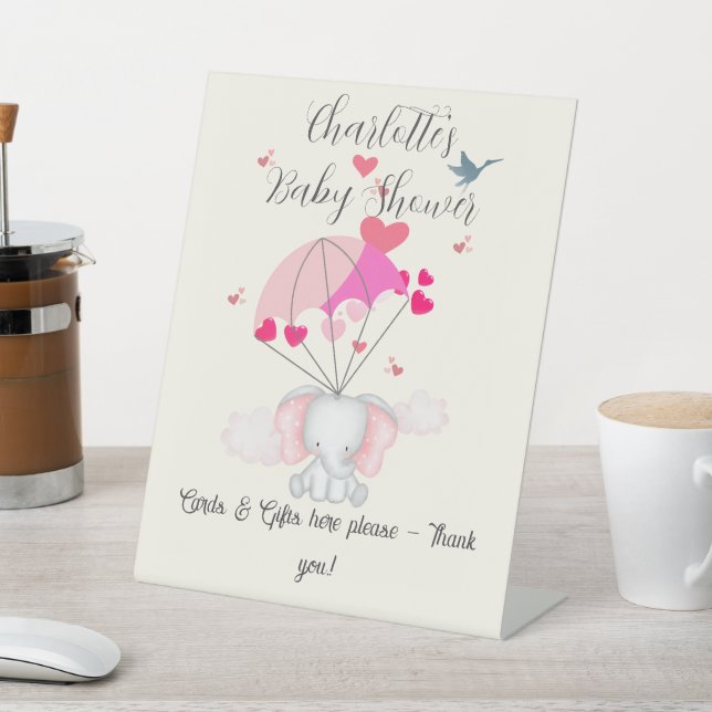 Baby Nelly Baby Duschgeschenk Drop Off Sockelschild (In SItu)