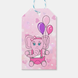 Baby Nelly Birthday Party Fevor Geschenkanhänger