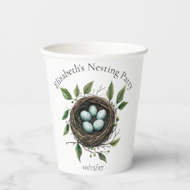 Baby Nesting Party Bird Nest Pappbecher
