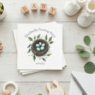 Baby Nesting Party Bird Nest Serviette