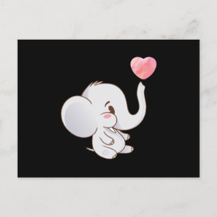 Baby Niedlich Elephan Postkarte