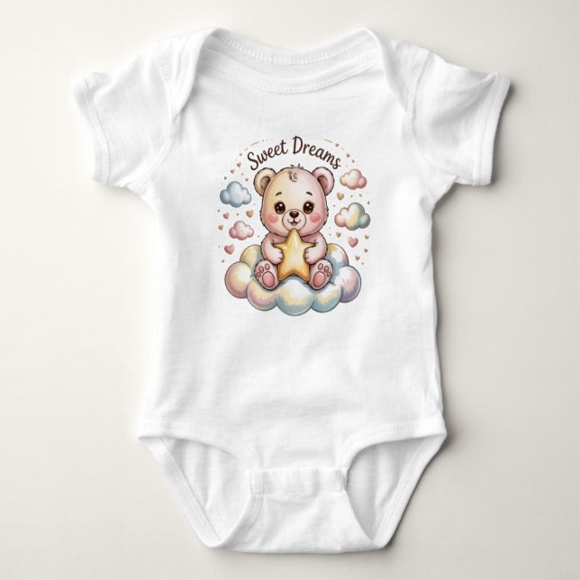 Baby Niedlich Teddy Bear Baby Strampler (Vorderseite)