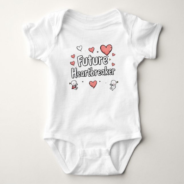 Baby Niedlich Vibes Baby Bodysuit Strampler (Vorderseite)