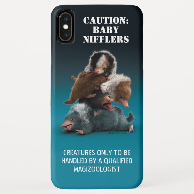 Baby NIFFLER™ Pile Case-Mate iPhone Hülle (Rückseite)