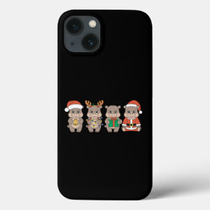 Baby Nilpferd Moo Deng Weihnachten Case-Mate iPhone Hülle