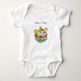 Baby Noah's Ark Bodysuit Baby Strampler