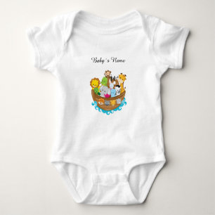 Baby Noah's Ark Bodysuit Baby Strampler