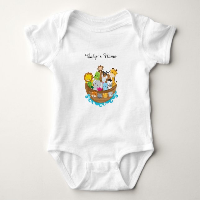 Baby Noah's Ark Bodysuit Strampler (Vorderseite)