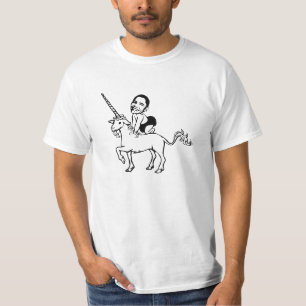 Baby Obama auf Einhornt-stück T-Shirt