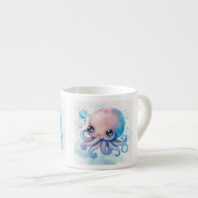 Baby Octopus Espresso Tasse (Vorderseite Rechts)