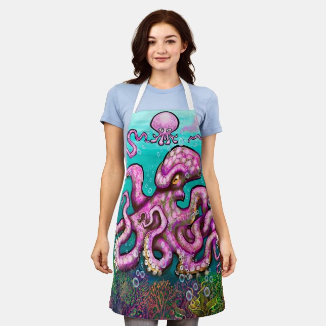 Baby Octopus-Schürze Schürze (Getragen)