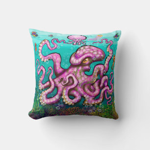 Baby Octopus Throw Kissen