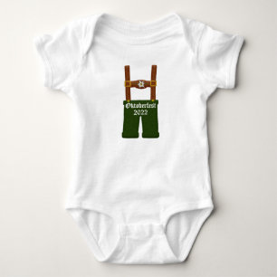 Baby Oktoberfest German Lederhosen Strampler