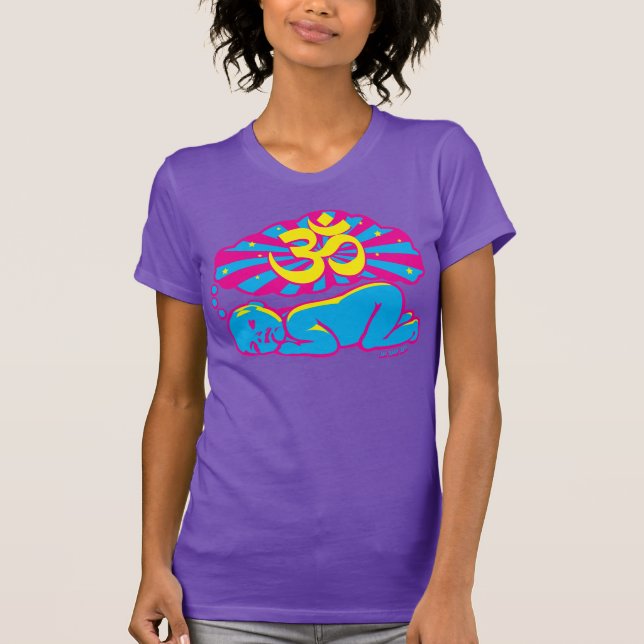 Baby Om 🕉 Jah Sunny Arts Design Tshirt (Vorderseite)