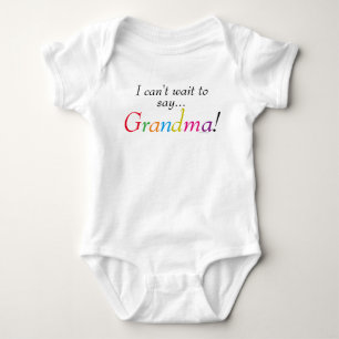 Baby Oma Sprichwort Fun Säugling Shirt