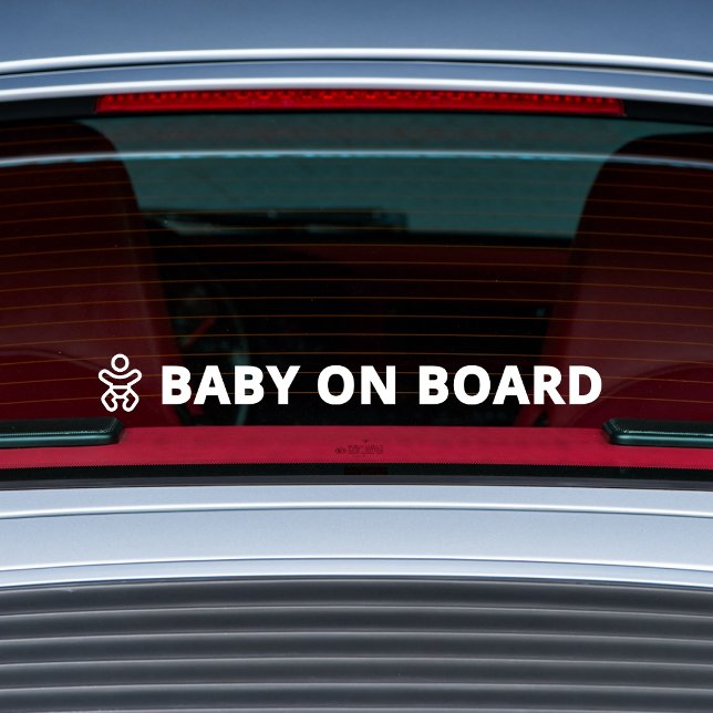 Baby on Board Auto-Aufkleber | Sicherheits-Windsch Fensteraufkleber (Von Creator hochgeladen)