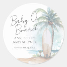 Baby On Board Beach Baby Shower