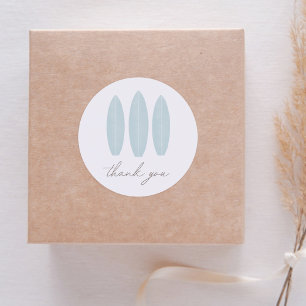 Baby on board Surfboard Baby Showroom Vielen Dank Runder Aufkleber