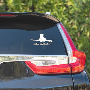 Baby on Board Surfboard Car Decal Aufkleber