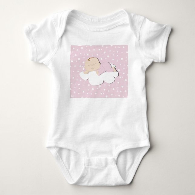 Baby on Cloud Baby Bodysuit Strampler (Vorderseite)
