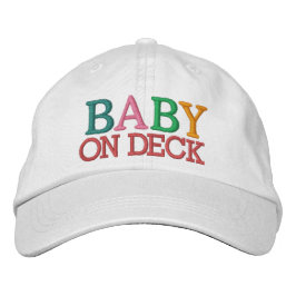 Baby on Deck Bestickte Kappe
