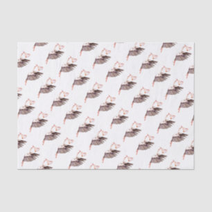 Baby on Stork Seidenpapier