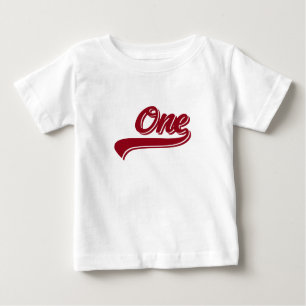 Baby ONE Year Baseball T - Shirt