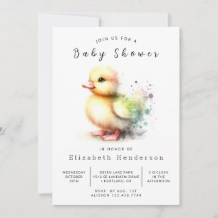 Baby Online Duck Baby Dusche Einladung