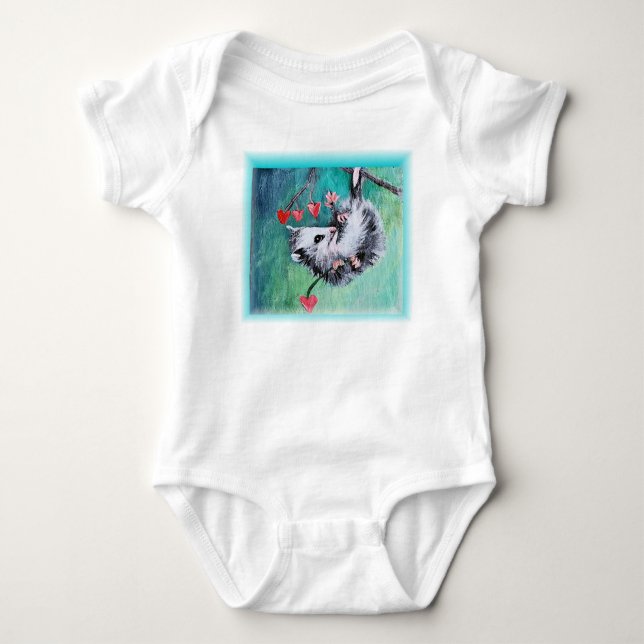 Baby Opossum Strampler (Vorderseite)