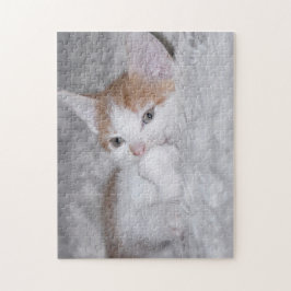 Baby orange und weiße Tischtennisplatte Puzzle