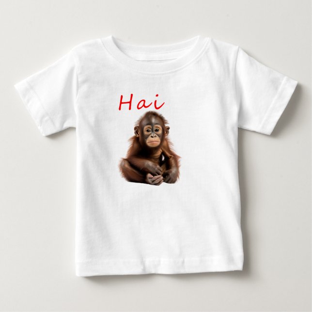 Baby Orangutan T-shirt (Vorderseite)